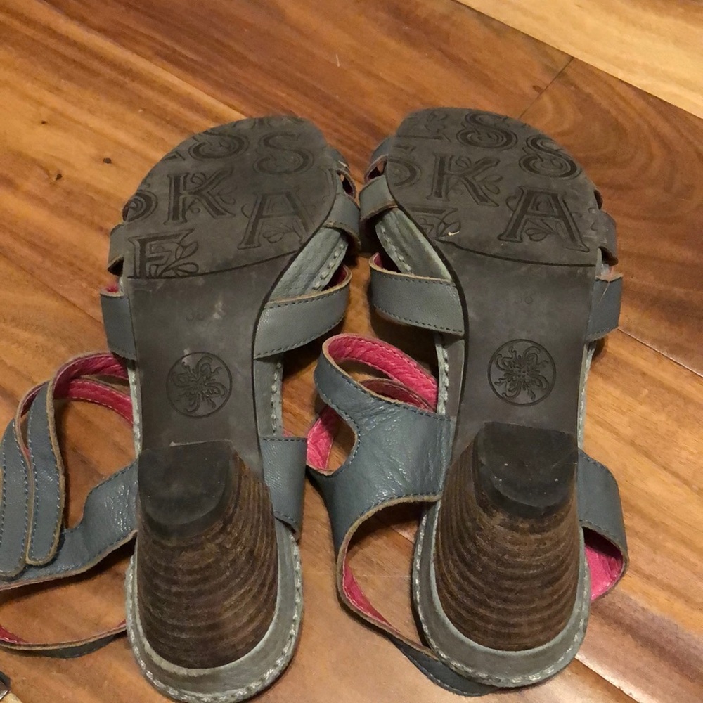 Esska London brand sandals in gray and pink - Picture 2 of 6